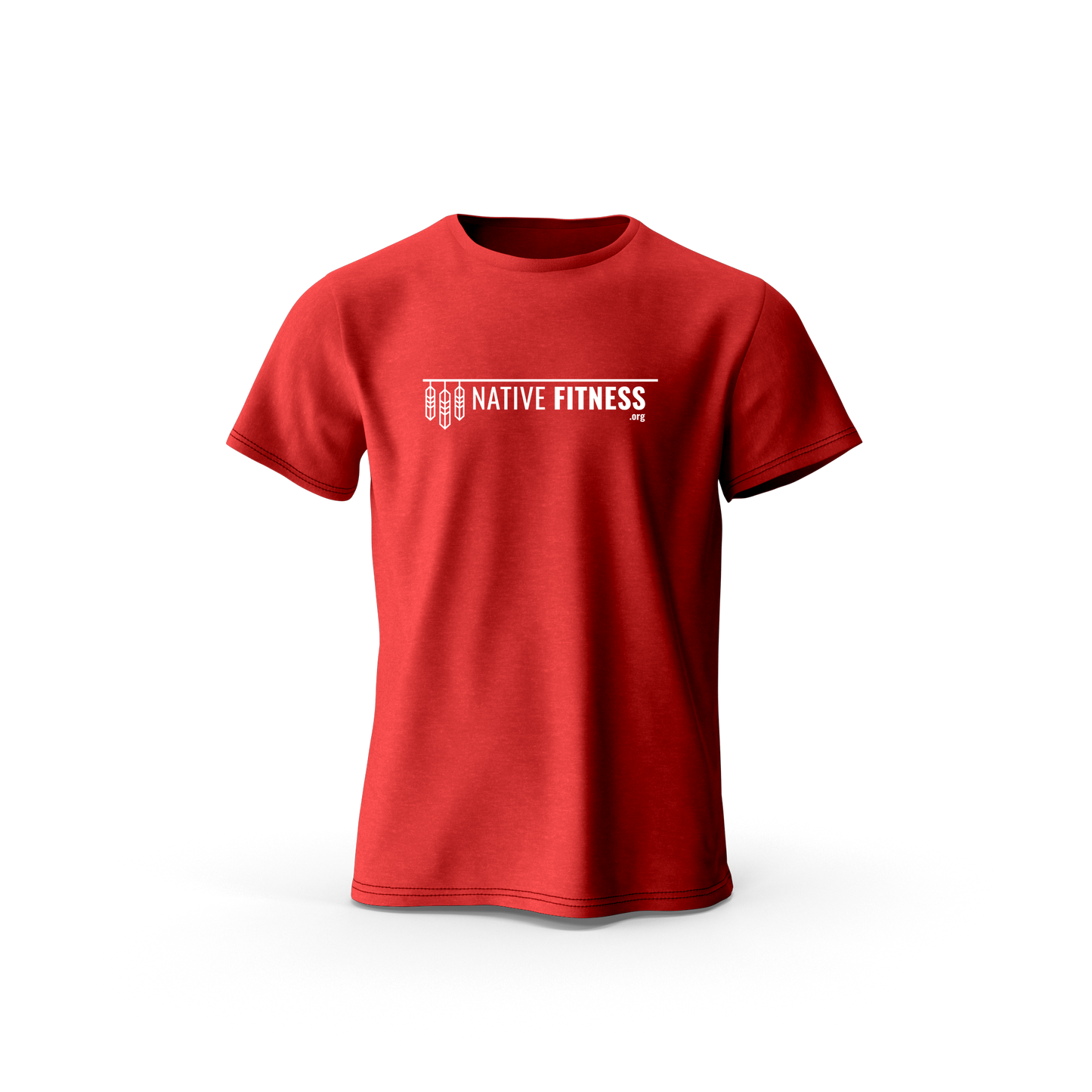 3 Feather NativeFitness.org T-shirt