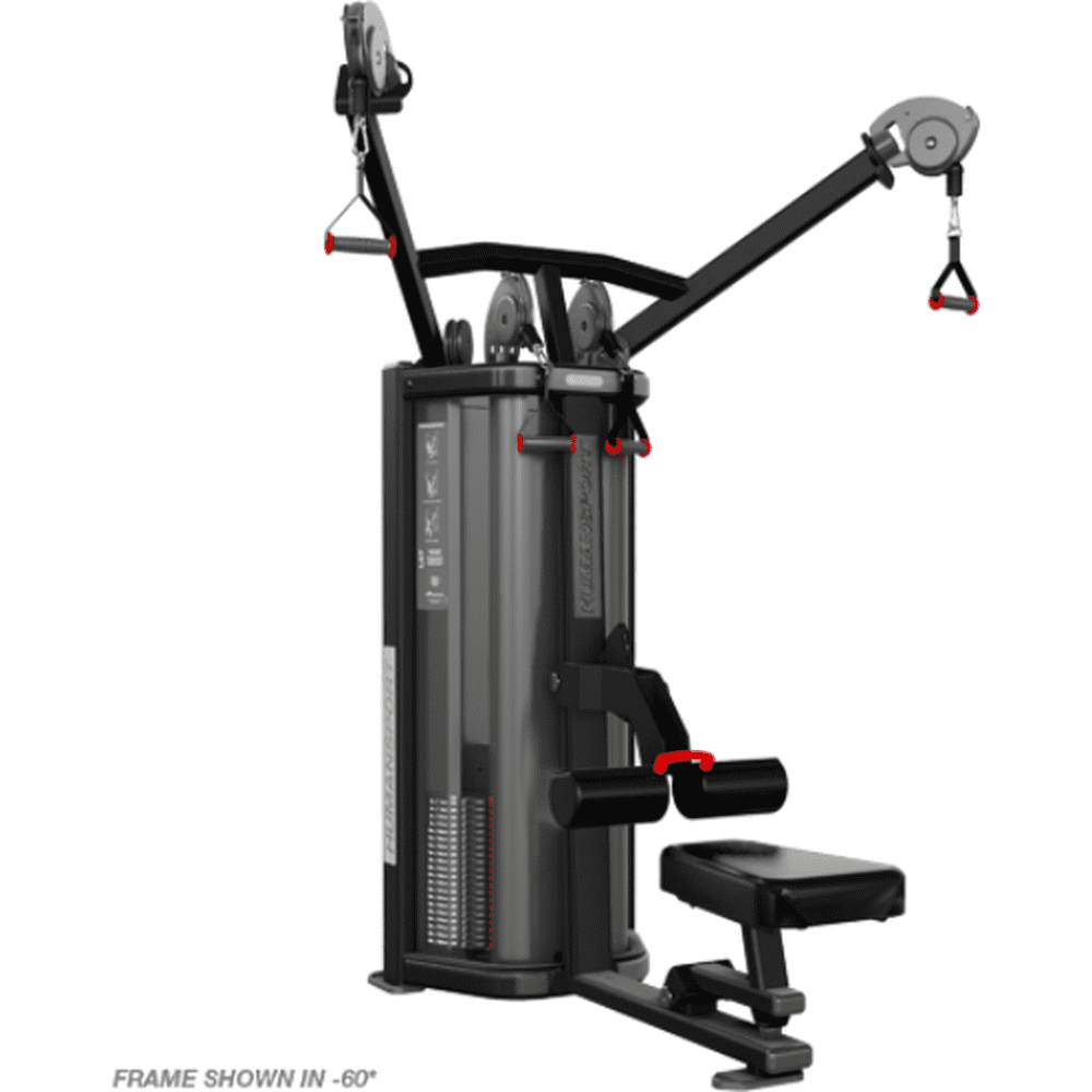 LAT PULL (SILVER WITH WOOD TRIM)